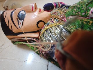 Marioneta India Kathputli Tradicional