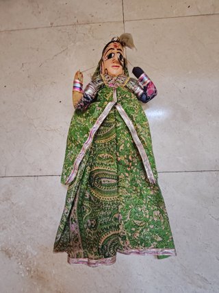 Marioneta India Kathputli Tradicional