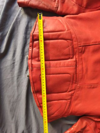 Chaqueta Cuero Hein Gericke Roja y Blanca