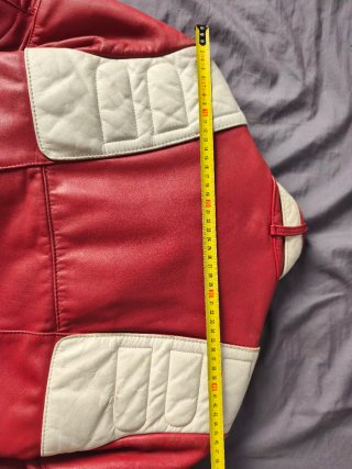 Chaqueta Cuero Hein Gericke Roja y Blanca