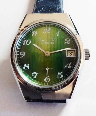 1520-Reloj THERMIDOR-Swiss-unisex-cuerda-NOS
