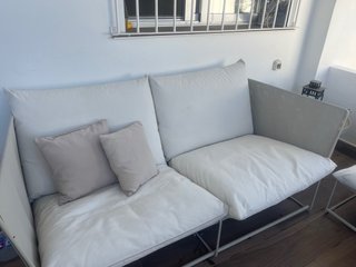 Sofá de Exterior Blanco