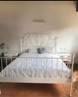 Cama de Forja IKEA Blanca 160x200