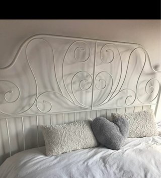 Cama de Forja IKEA Blanca 160x200