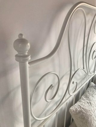 Cama de Forja IKEA Blanca 160x200
