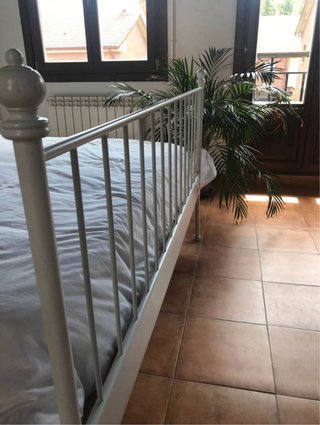 Cama de Forja IKEA Blanca 160x200