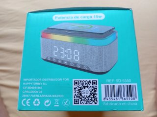 Radio Despertador Sanda SD-6550, NUEVO!!