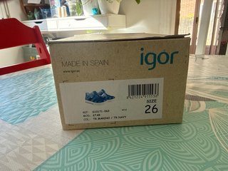 Sandalias de agua Igor azul marino talla 26