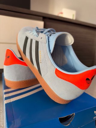 Adidas Gazelle Azul y Naranja