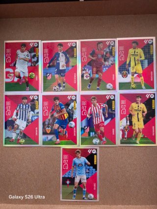 Lote 4 Cromos Panini Liga Este 2024-25