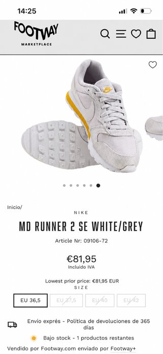 Zapatillas Nike Talla 38