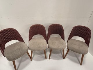Lote 4 Sillas Diseño Nórdico