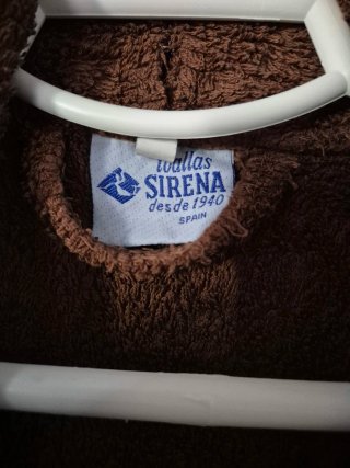 Salida de baño marrón talla única