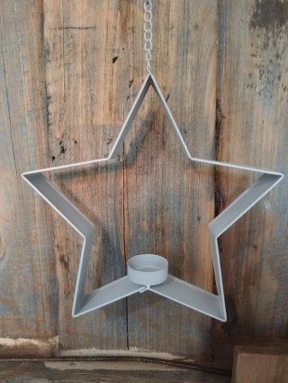 2 ESTRELLAS COLGANTES DECORATIVAS