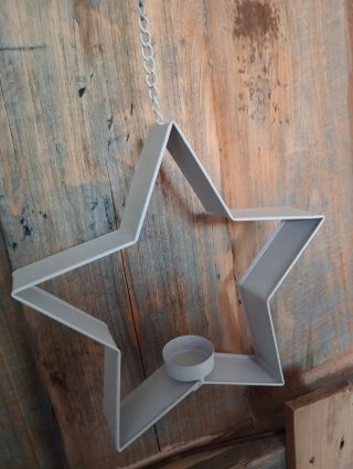 2 ESTRELLAS COLGANTES DECORATIVAS