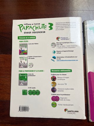 Parachute 3, methode de français Livre de l'élève
