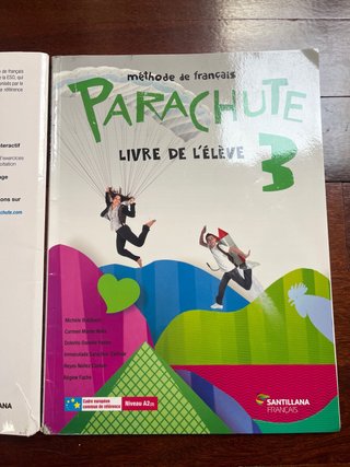 Parachute 3, methode de français Livre de l'élève
