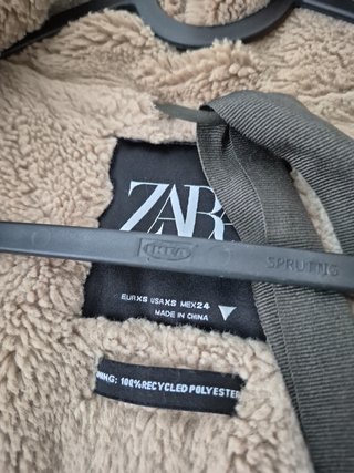 Abrigo Zara verde oscuro XS - Muy calentito!