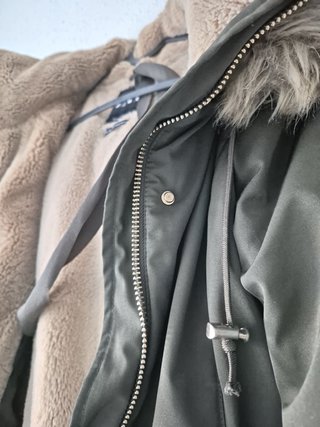 Abrigo Zara verde oscuro XS - Muy calentito!