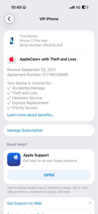 iPhone 17 Pro Max 256 GB Naranja