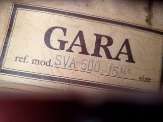 Viola GARA SVA-500 15.5 + accesorios