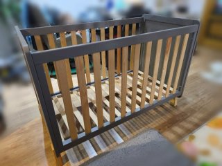 Cuna infantil madera 120x60