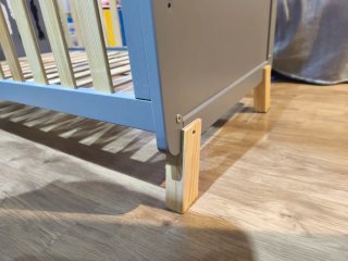 Cuna infantil madera 120x60