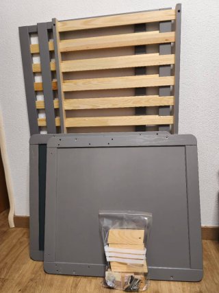 Cuna infantil madera 120x60