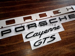 KIT 3x EMBLEMAS PORSCHE CAYENNE y GTS