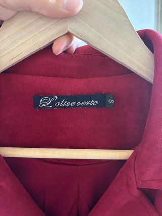 Chaqueta L'olive verte roja Talla S