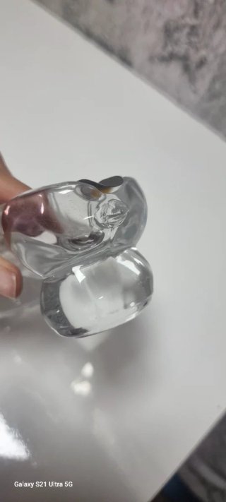 Cenicero Vintage de Cristal Perro Salchicha
