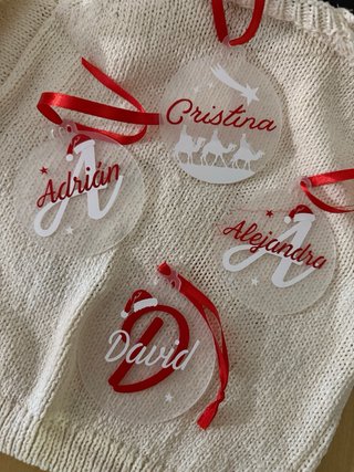 Bolas Navidad Personalizadas