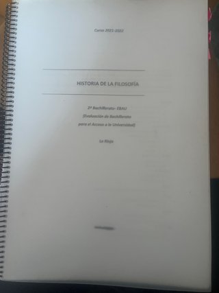Apuntes 2 •bachillerato historia de la filosofía