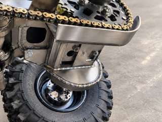 Protectores Piñón y Disco LTZ 400 Reforzado inox
