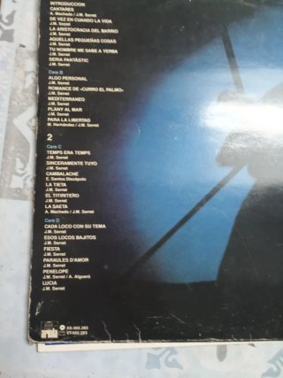 Vinilo Serrat En Directo