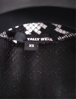 Top Tally Weijl fantasia pied-de-poule XS