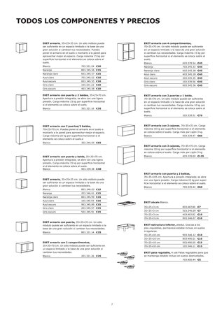 Cómoda IKEA EKET blanca 3 cajones