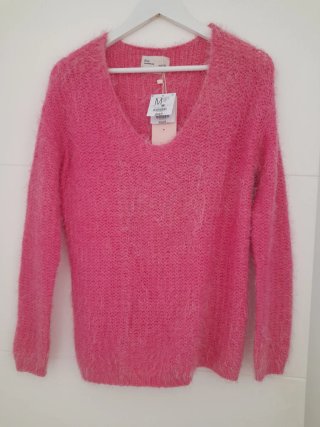 Jersey Bershka Rosa Talla M