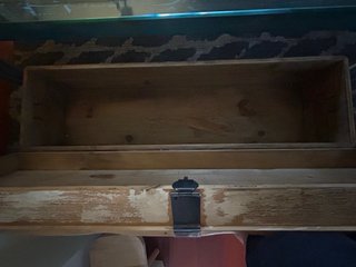 Baúl/Banco Rústico de Madera