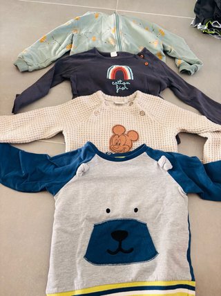 Conjunto 4 jerséis niño cotton fish