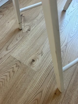 Silla plegable madera Ikea con cojín