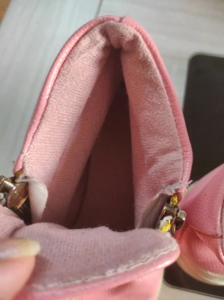 Botas polipiel rosa, con cremalleras, talla 33