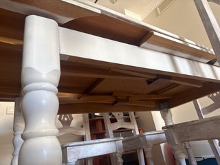 Mesa comedor extensible + 6 sillas