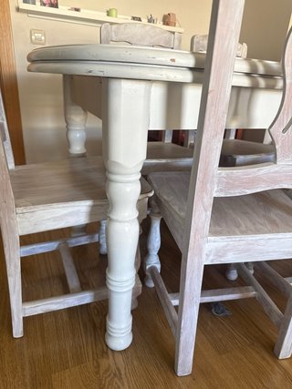 Mesa comedor extensible + 6 sillas