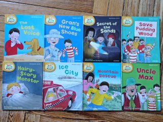 8 libros, Oxford reading tree, nivel 6