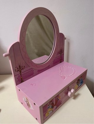 Postazione make up specchio per bambine principess