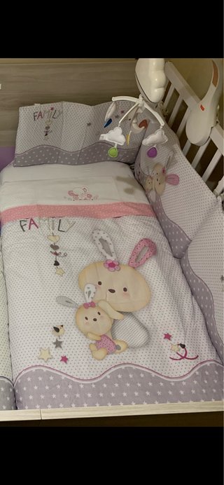 Ropa de Cama para Cuna con Estampado
