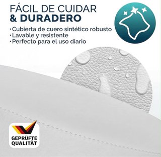 2 Taburetes Giratorios con Respaldo
