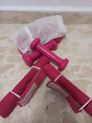 Mancuernas 0.5kg Rosas (2 unidades)