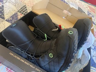 Botas Snowboard Burton Negras y Verdes